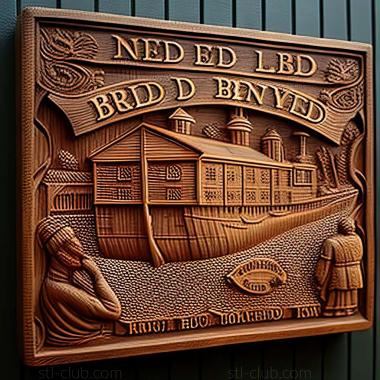 3D model New Bedford Massachusetts (STL)